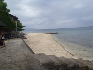 "Strand" in Panagsama vor Pacita´s